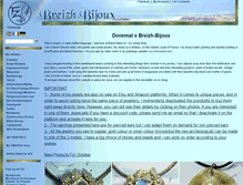 Tablet Screenshot of breizh-bijoux.com